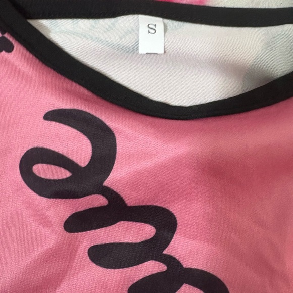 Pink Heart and Crown Print Women's Robe - Picture 2 of 2